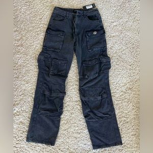 Luxe To Kill cargo denim pants